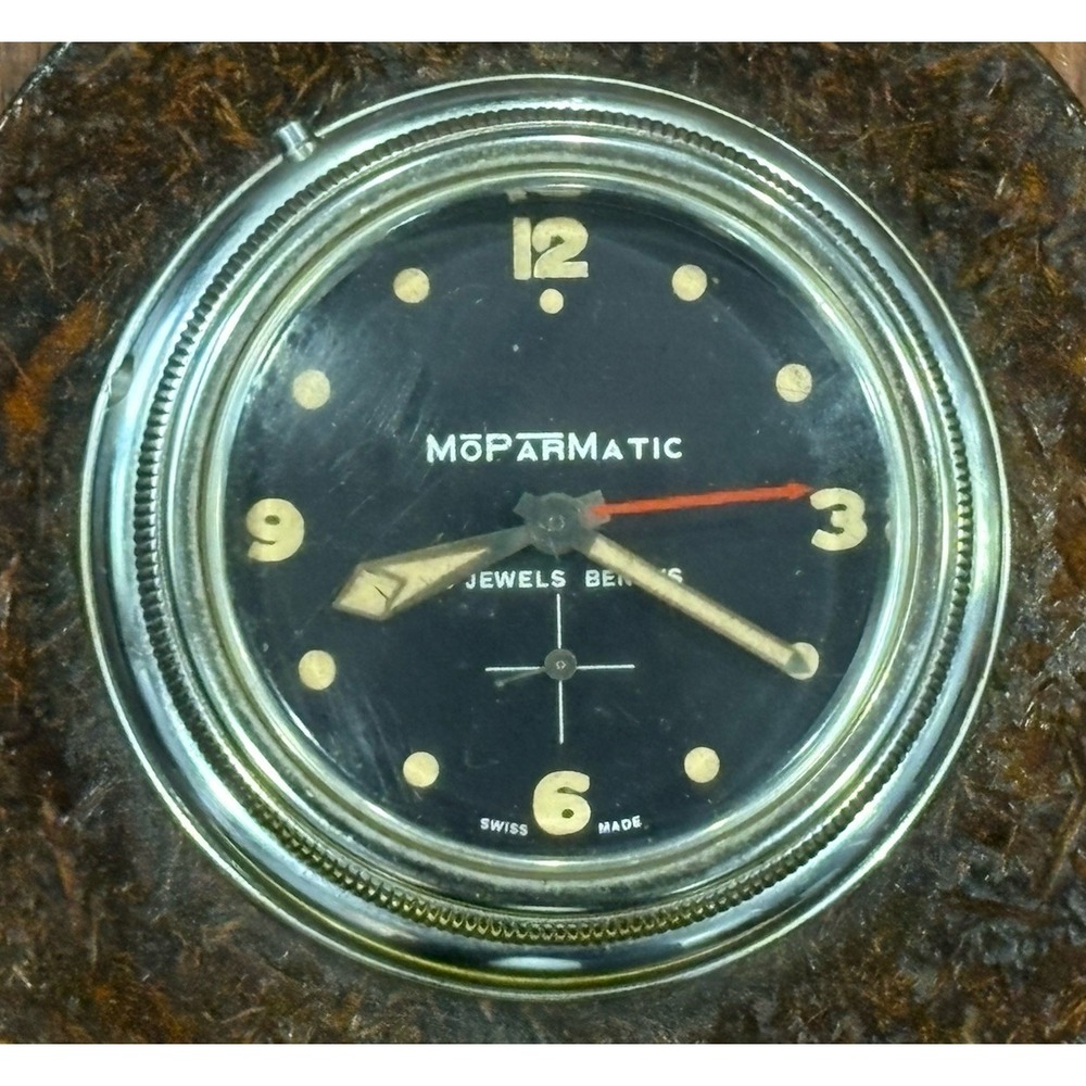 1953 1954 1955 1956 Moparmatic Steering Wheel Clock 15 Jewel Benrus DK14 Watch